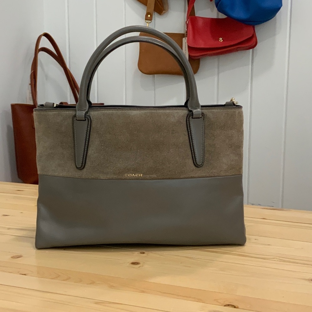 Coach Grey Borough Satchel